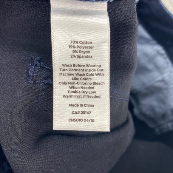 Talbots Jeans Womens 6 Blue Dark Wash Denim High Waist Jegging Ankle Flawless - Picture 6 of 11